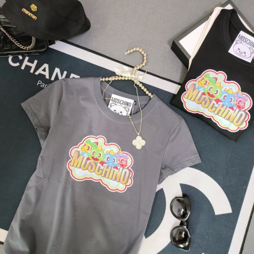 Replica Moschino T-Shirts Short Sleeved For Women #1231038 $32.00 USD for Wholesale