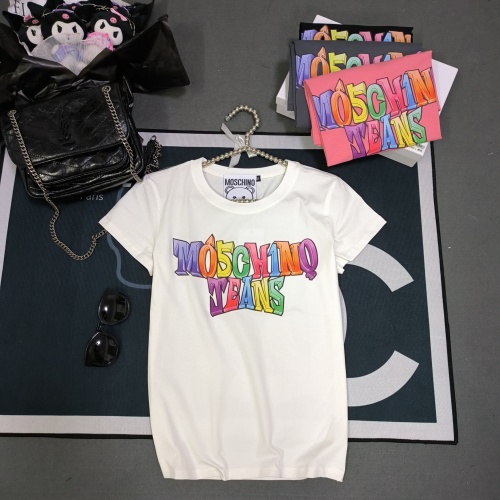 Wholesale Moschino T-Shirts Short Sleeved For Women #1231048 $32.00 USD, Wholesale Quality Replica Moschino T-Shirts