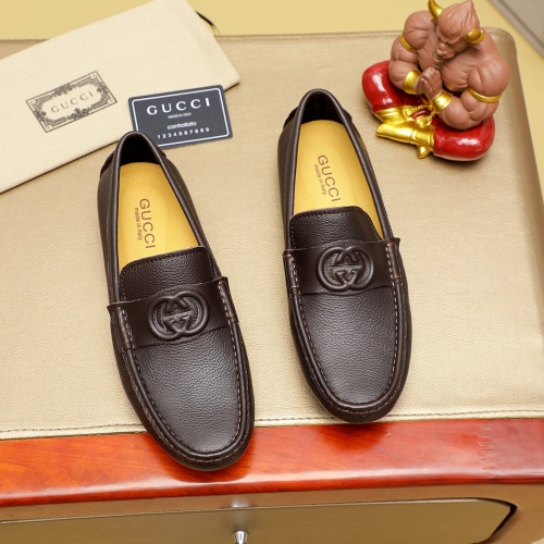 Wholesale Gucci Oxfords Shoes For Men #1231063 $72.00 USD, Wholesale Quality Replica Gucci Oxfords Shoes