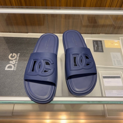 Wholesale Dolce &amp; Gabbana D&amp;G Slippers For Men #1231121 $48.00 USD, Wholesale Quality Replica Dolce &amp; Gabbana D&amp;G Slippers