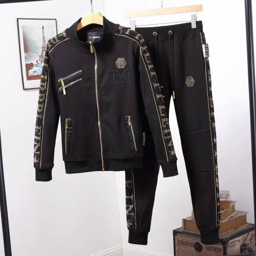 Wholesale Philipp Plein PP Tracksuits Long Sleeved For Men #1231384 $118.00 USD, Wholesale Quality Replica Philipp Plein PP Tracksuits