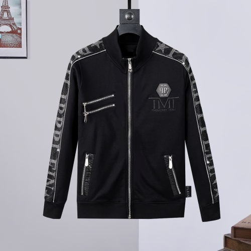 Replica Philipp Plein PP Tracksuits Long Sleeved For Men #1231387 $118.00 USD for Wholesale