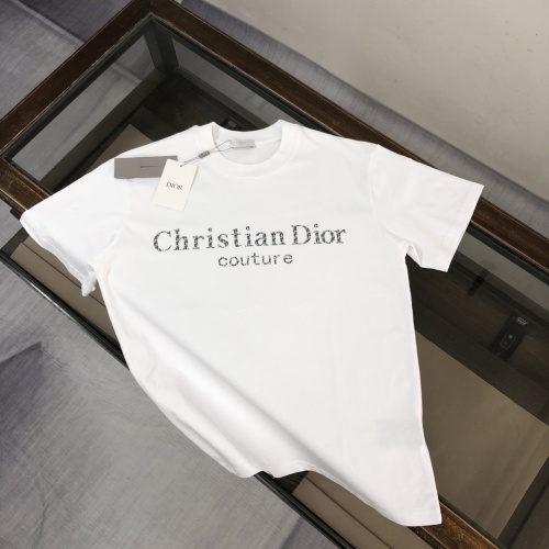 Wholesale Christian Dior T-Shirts Short Sleeved For Unisex #1231570 $40.00 USD, Wholesale Quality Replica Christian Dior T-Shirts