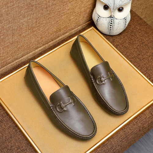 Wholesale Salvatore Ferragamo Leather Shoes For Men #1231613 $68.00 USD, Wholesale Quality Replica Salvatore Ferragamo Leather Shoes