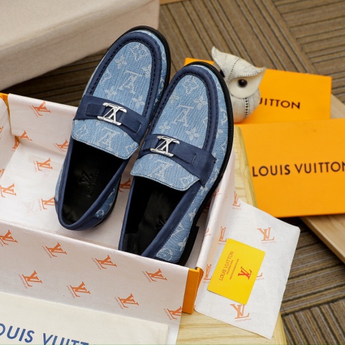 Replica Louis Vuitton LV Oxfords Shoes For Men #1231676 $82.00 USD for Wholesale