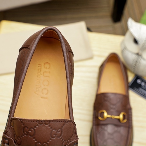 Replica Gucci Oxfords Shoes For Men #1231685 $82.00 USD for Wholesale