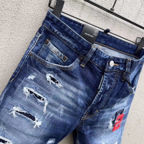 Replica Dsquared Jeans For Men #1231746 $56.00 USD for Wholesale