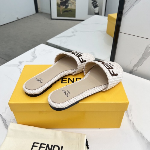 Replica Fendi Slippers For Women #1231804 $82.00 USD for Wholesale