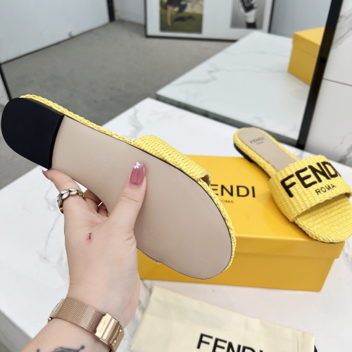 Replica Fendi Slippers For Women #1231806 $82.00 USD for Wholesale