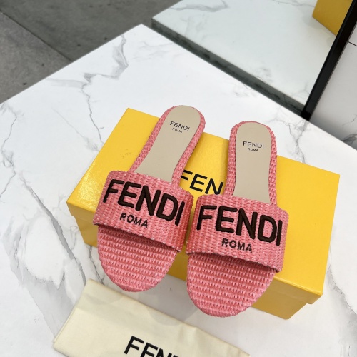 Wholesale Fendi Slippers For Women #1231808 $82.00 USD, Wholesale Quality Replica Fendi Slippers