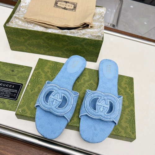 Replica Gucci Slippers For Women #1231825 $72.00 USD for Wholesale