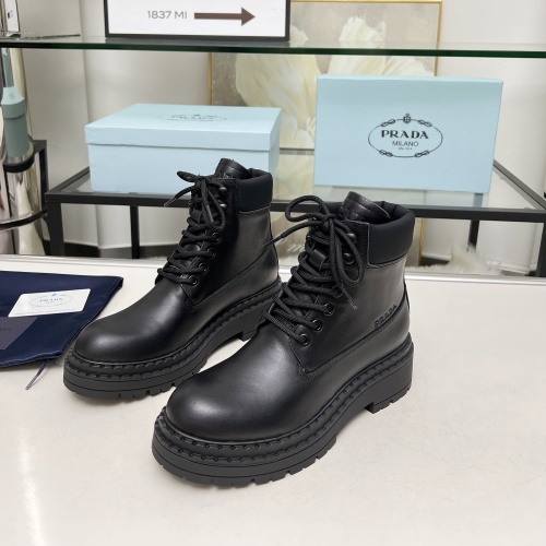 Wholesale Prada Boots For Women #1231840 $105.00 USD, Wholesale Quality Replica Prada Boots