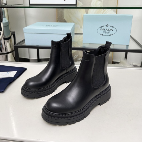 Wholesale Prada Boots For Women #1231843 $102.00 USD, Wholesale Quality Replica Prada Boots