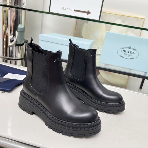 Replica Prada Boots For Women #1231843 $102.00 USD for Wholesale