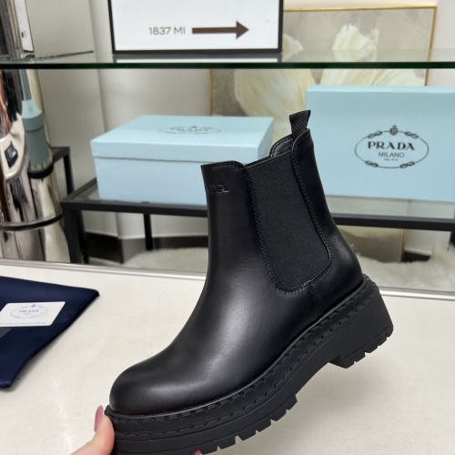 Replica Prada Boots For Women #1231843 $102.00 USD for Wholesale