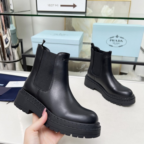 Replica Prada Boots For Women #1231843 $102.00 USD for Wholesale