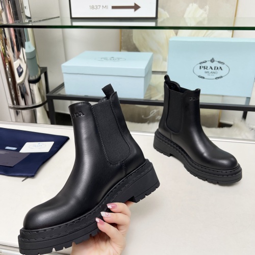 Replica Prada Boots For Women #1231843 $102.00 USD for Wholesale