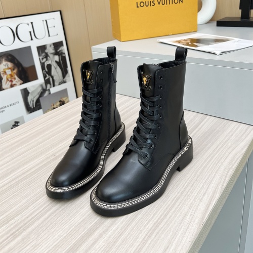 Wholesale Louis Vuitton Boots For Women #1231965 $115.00 USD, Wholesale Quality Replica Louis Vuitton Boots