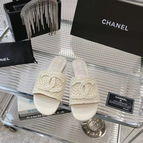 Wholesale Chanel Slippers For Women #1231992 $98.00 USD, Wholesale Quality Replica Chanel Slippers