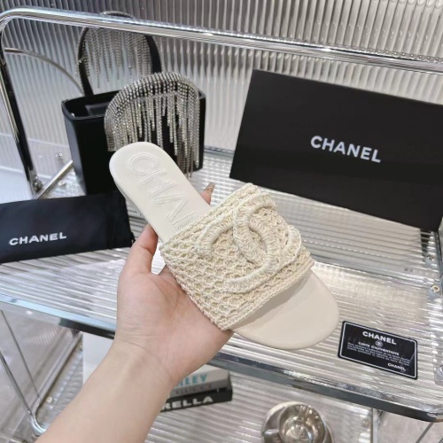 Replica Chanel Slippers For Women #1231992 $98.00 USD for Wholesale