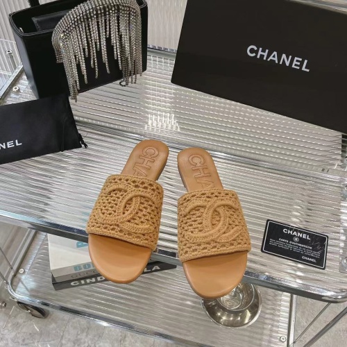 Wholesale Chanel Slippers For Women #1231993 $98.00 USD, Wholesale Quality Replica Chanel Slippers