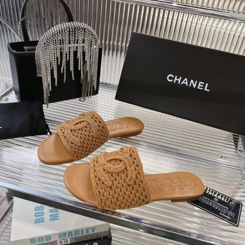 Replica Chanel Slippers For Women #1231993 $98.00 USD for Wholesale