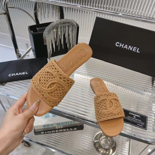 Replica Chanel Slippers For Women #1231993 $98.00 USD for Wholesale