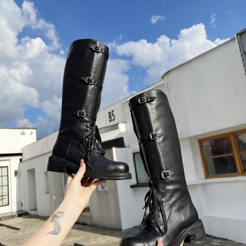 Replica MIU MIU Boots For Women #1231999 $172.00 USD for Wholesale