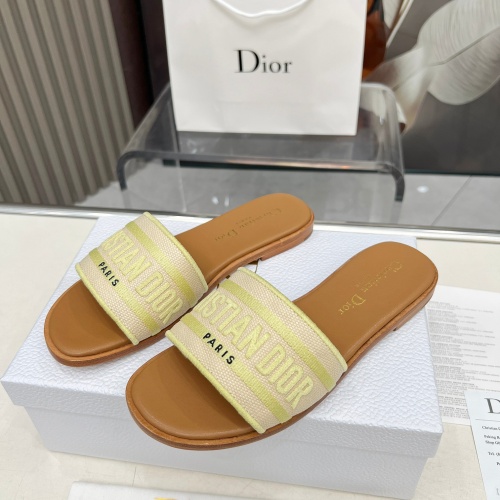 Wholesale Christian Dior Slippers For Women #1232006 $85.00 USD, Wholesale Quality Replica Christian Dior Slippers