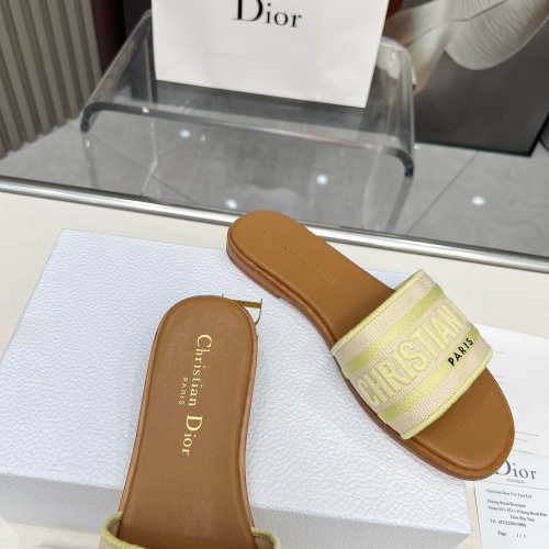 Replica Christian Dior Slippers For Women #1232006 $85.00 USD for Wholesale