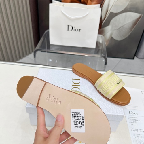 Replica Christian Dior Slippers For Women #1232006 $85.00 USD for Wholesale