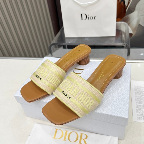 Wholesale Christian Dior Slippers For Women #1232008 $85.00 USD, Wholesale Quality Replica Christian Dior Slippers