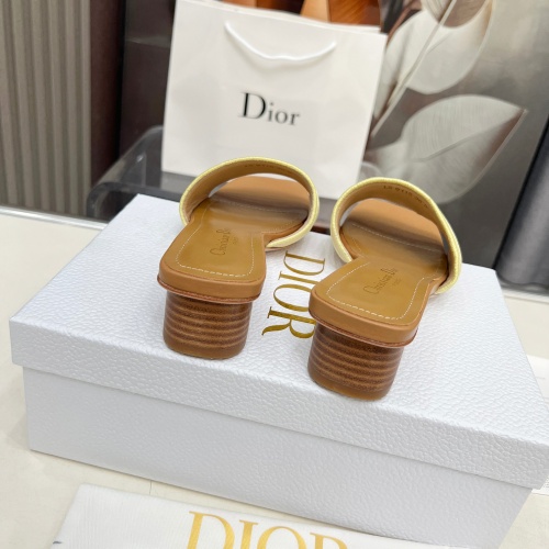 Replica Christian Dior Slippers For Women #1232008 $85.00 USD for Wholesale