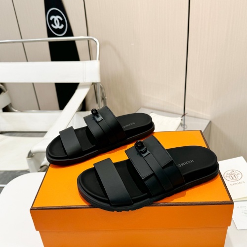 Replica Hermes Slippers For Women #1232088 $98.00 USD for Wholesale