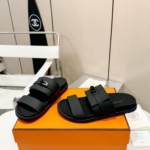 Wholesale Hermes Slippers For Men #1232094 $98.00 USD, Wholesale Quality Replica Hermes Slippers