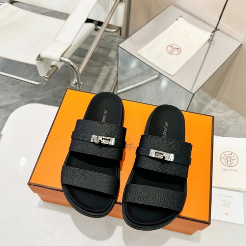 Replica Hermes Slippers For Women #1232106 $98.00 USD for Wholesale