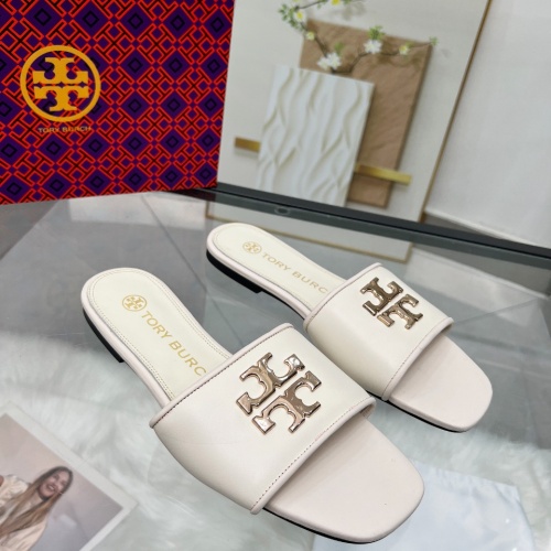 Replica Tory Burch TB Slippers For Women #1232120 $80.00 USD for Wholesale