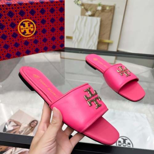 Replica Tory Burch TB Slippers For Women #1232121 $80.00 USD for Wholesale