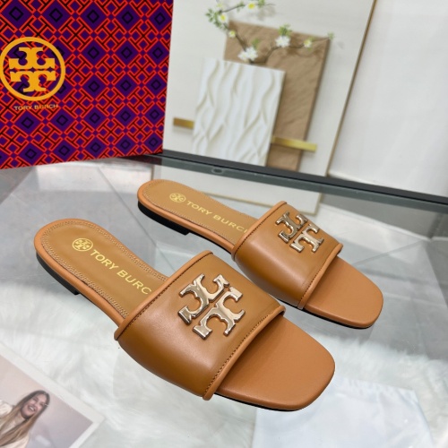 Replica Tory Burch TB Slippers For Women #1232122 $80.00 USD for Wholesale