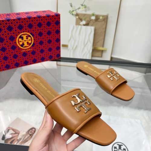 Replica Tory Burch TB Slippers For Women #1232122 $80.00 USD for Wholesale