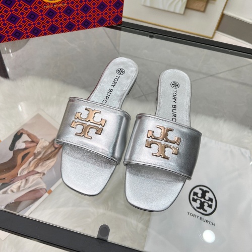 Wholesale Tory Burch TB Slippers For Women #1232125 $98.00 USD, Wholesale Quality Replica Tory Burch TB Slippers