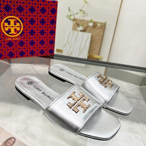 Replica Tory Burch TB Slippers For Women #1232125 $98.00 USD for Wholesale