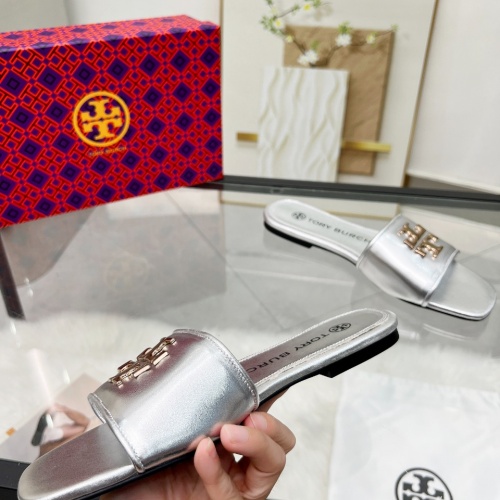 Replica Tory Burch TB Slippers For Women #1232125 $98.00 USD for Wholesale