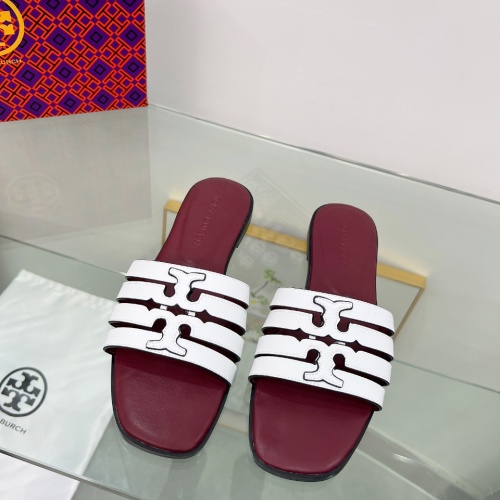 Wholesale Tory Burch TB Slippers For Women #1232127 $80.00 USD, Wholesale Quality Replica Tory Burch TB Slippers