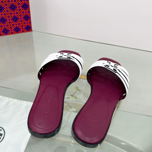 Replica Tory Burch TB Slippers For Women #1232127 $80.00 USD for Wholesale