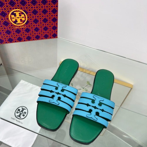 Wholesale Tory Burch TB Slippers For Women #1232128 $80.00 USD, Wholesale Quality Replica Tory Burch TB Slippers