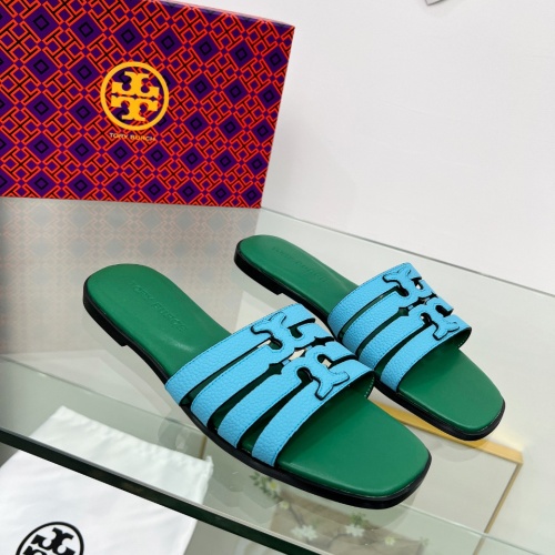 Replica Tory Burch TB Slippers For Women #1232128 $80.00 USD for Wholesale