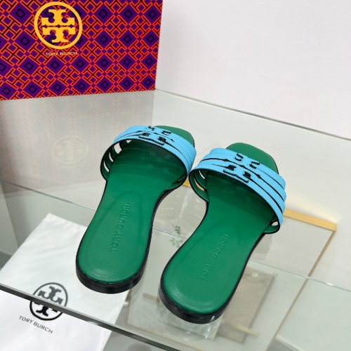 Replica Tory Burch TB Slippers For Women #1232128 $80.00 USD for Wholesale