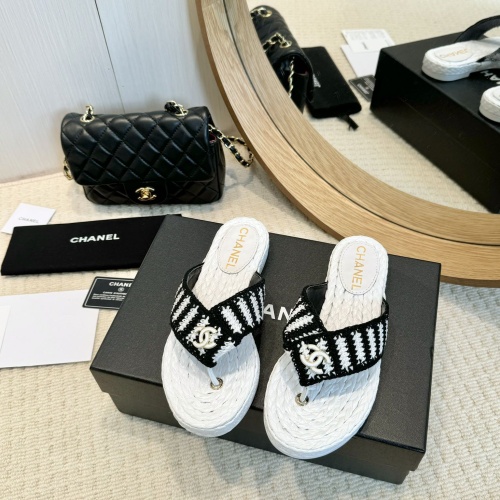 Wholesale Chanel Slippers For Women #1232129 $96.00 USD, Wholesale Quality Replica Chanel Slippers