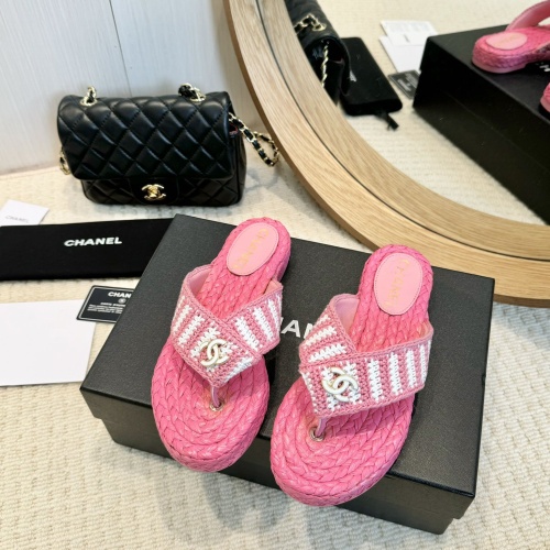 Wholesale Chanel Slippers For Women #1232130 $96.00 USD, Wholesale Quality Replica Chanel Slippers